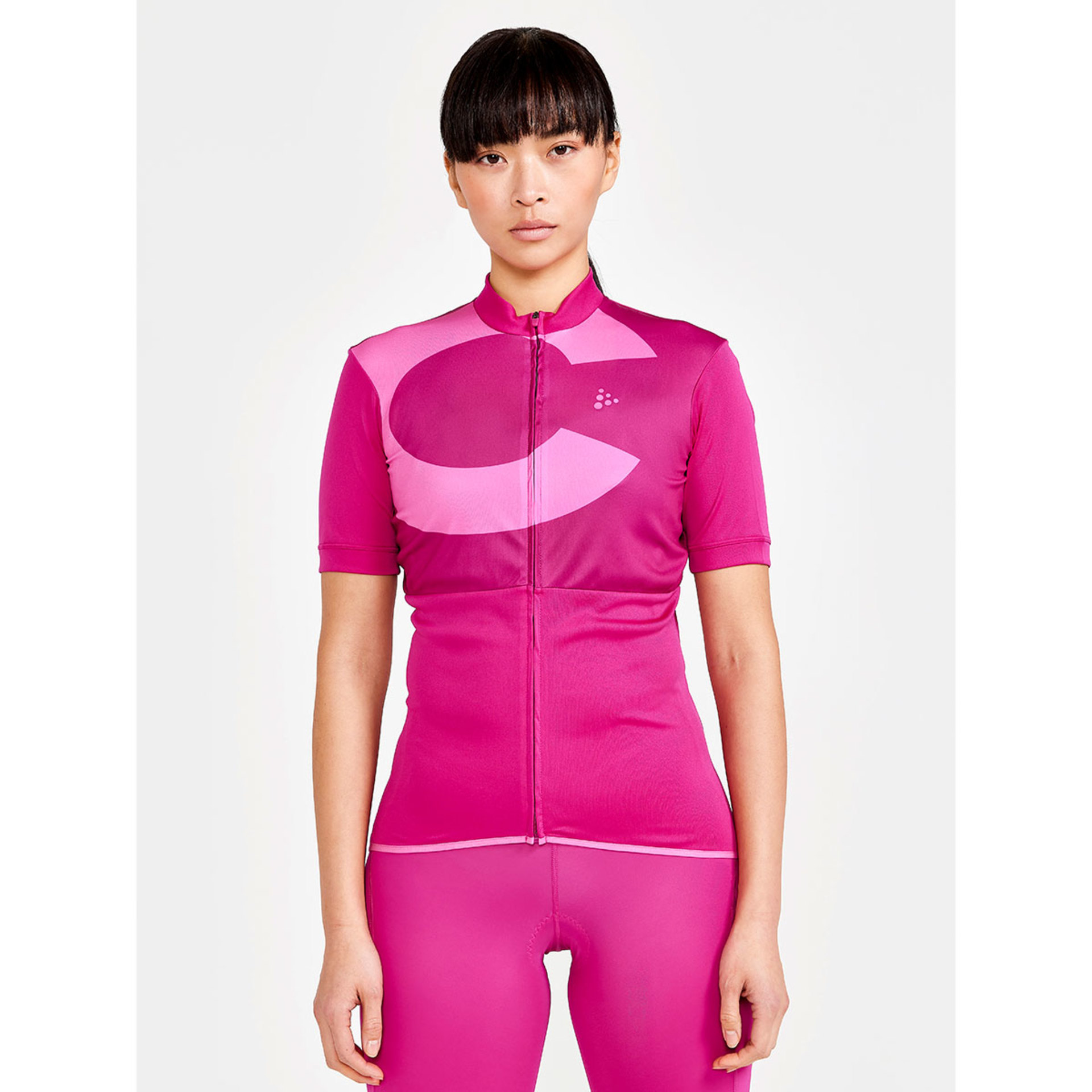 Craft CORE Endurance Logo Fietsshirt Korte Mouwen Roze Dames