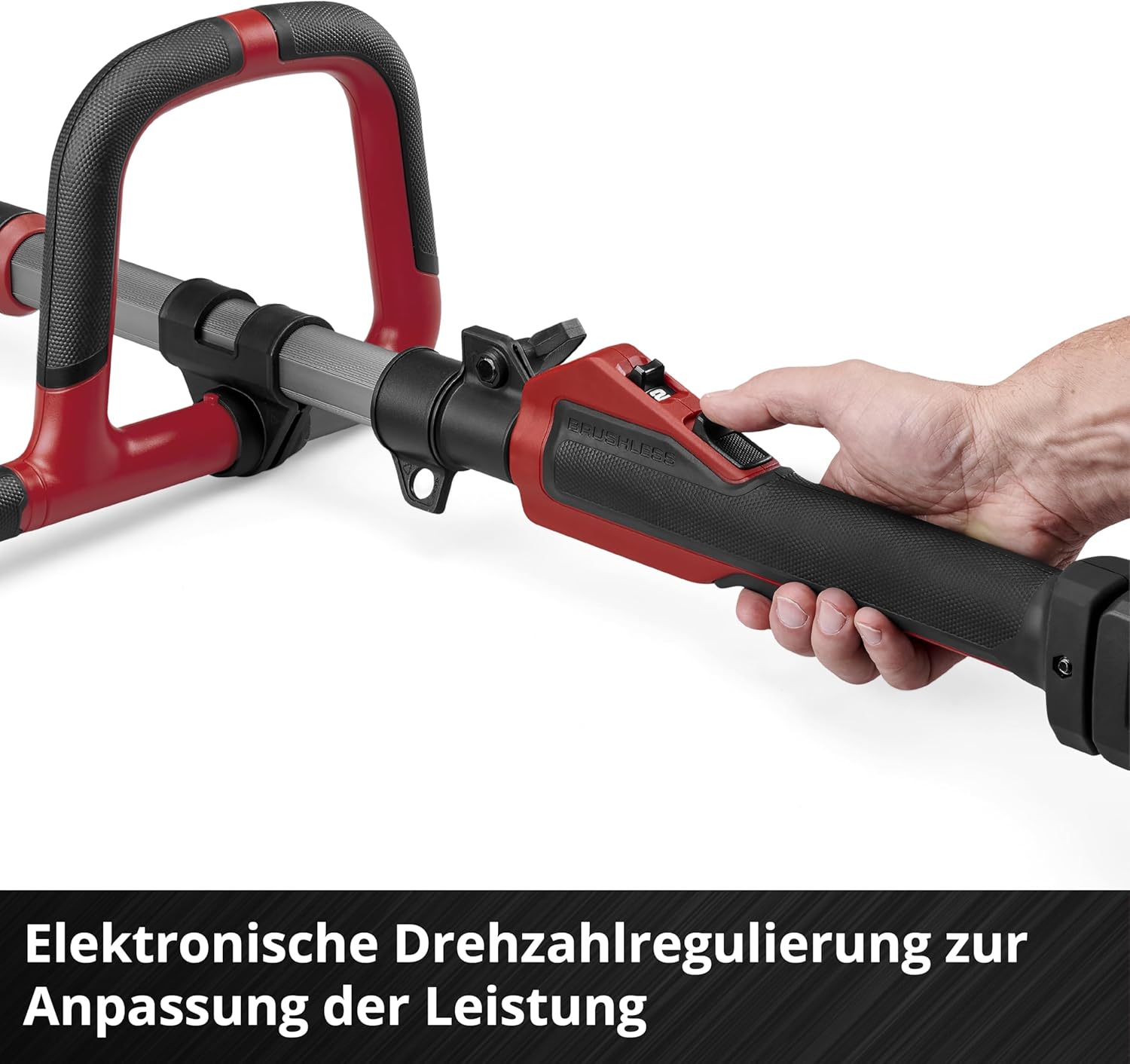 Einhell Professional Akku-Sense GP-BC 36/430 Li P BL - Solo Power X-Change (36 V, Brushless, 43 cm Schnittbreite, P-Handgriff, Doppelfaden, 3-Zahn-Messer, ohne Akku)