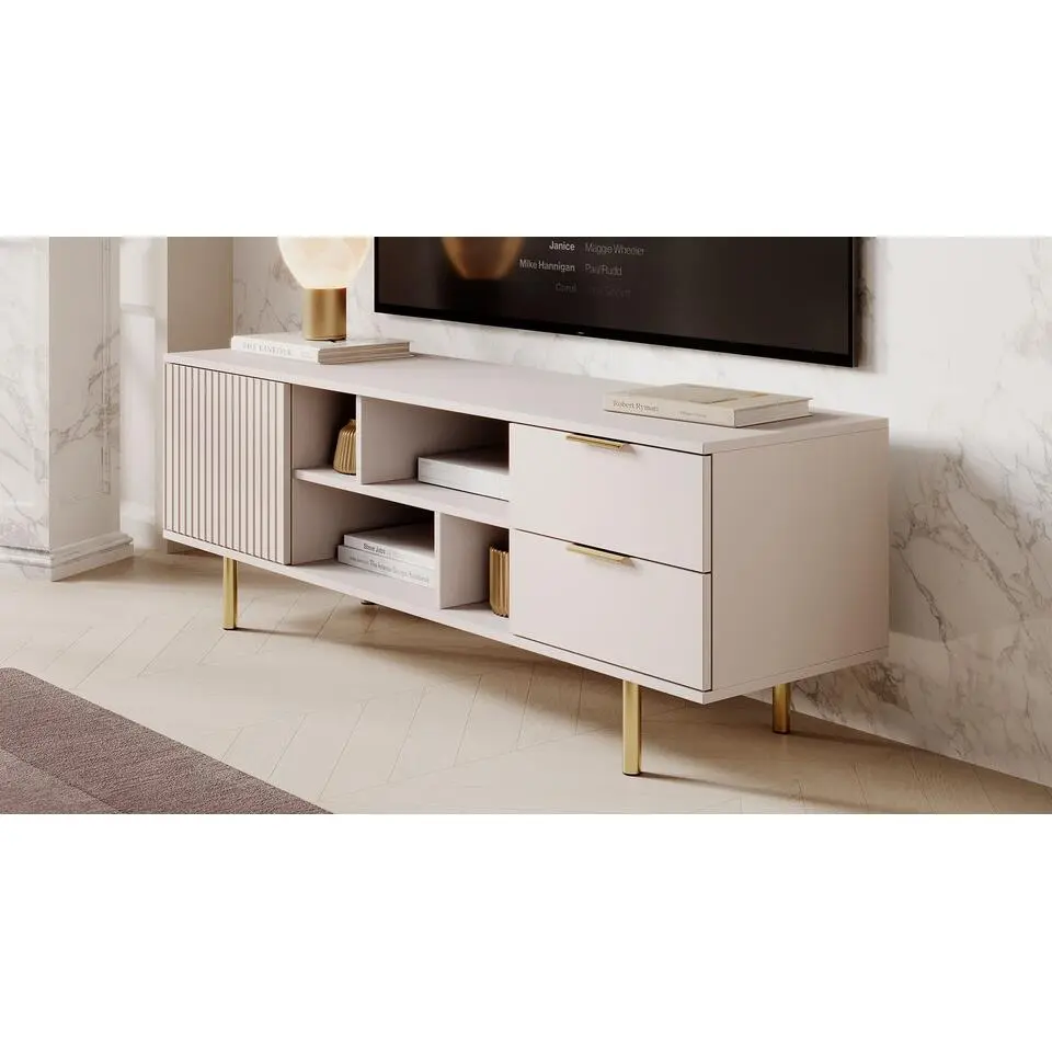 Meubella - TV-Meubel Nicola - Beige - 150 cm