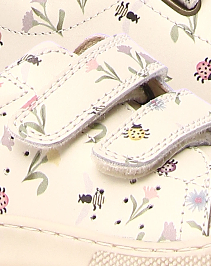 Klett-Halbschuhe BIRA in creme