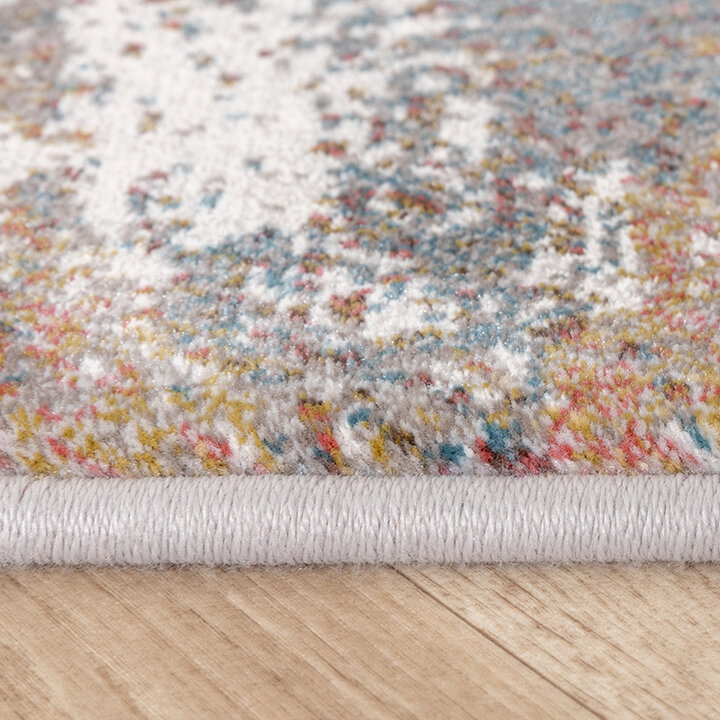 Abstract vloerkleed - Xavier Brush Grijs/Multicolor