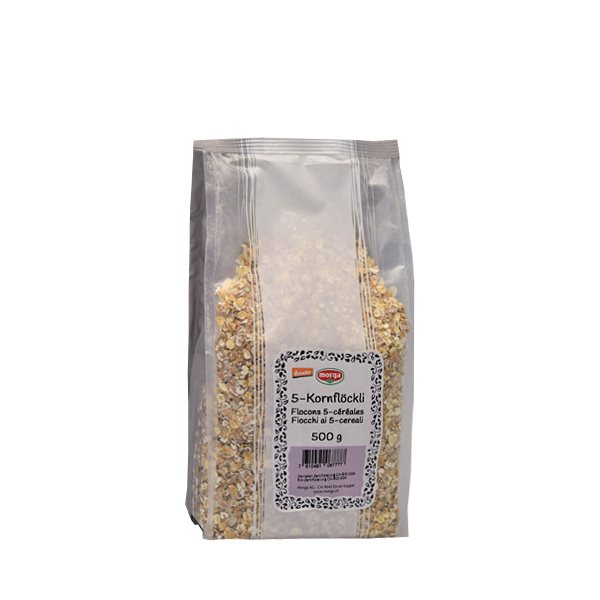 MORGA 5 Kornflocken<br>500 g, Beutel, Knospe