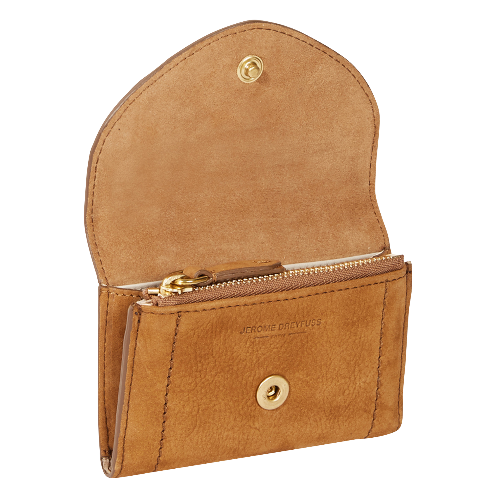 HELMUT PM - Portefeuille en cuir petit modèle | Marron