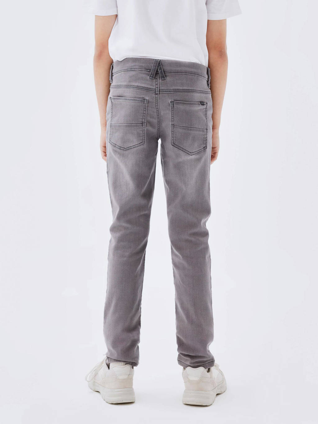 NAME IT slim fit jeans NKMTHEO medium grey denim