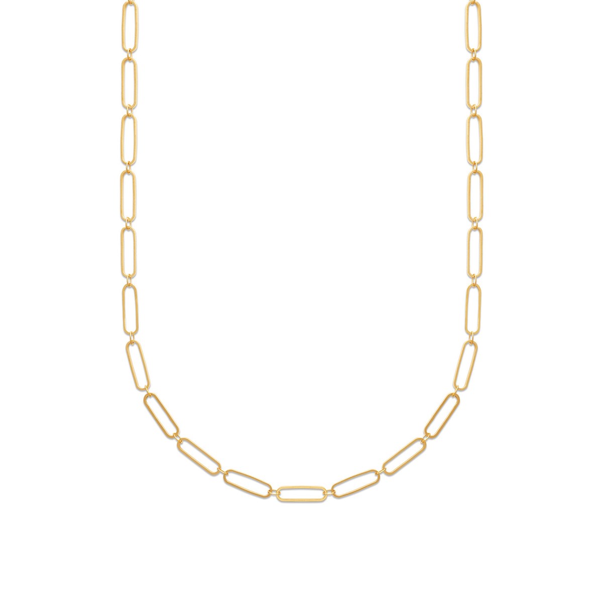 Collier Brillaxis chaîne plaqué or