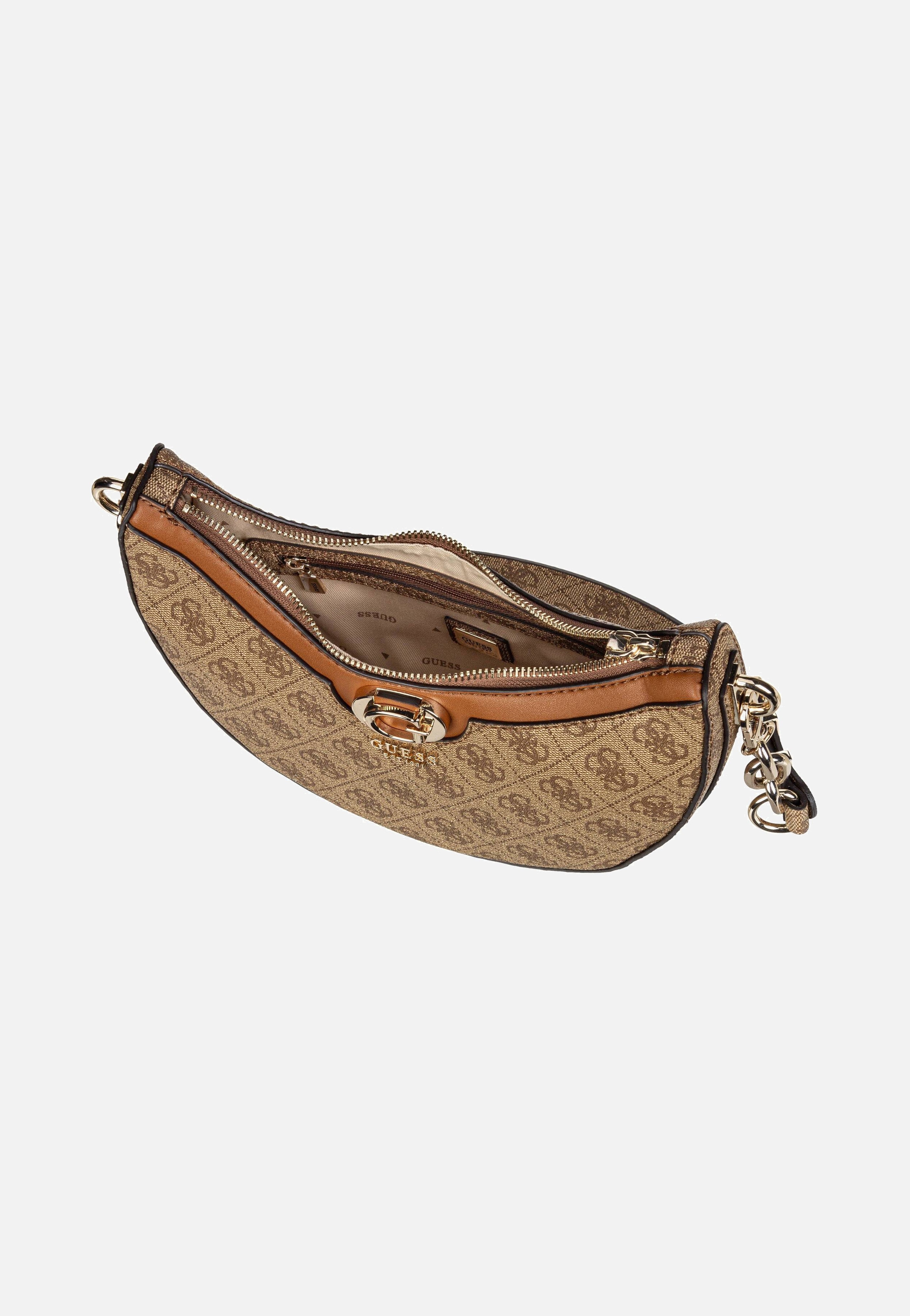 Orlina Logo Top Zip 40180 Latte/Brown - Umhängetasche