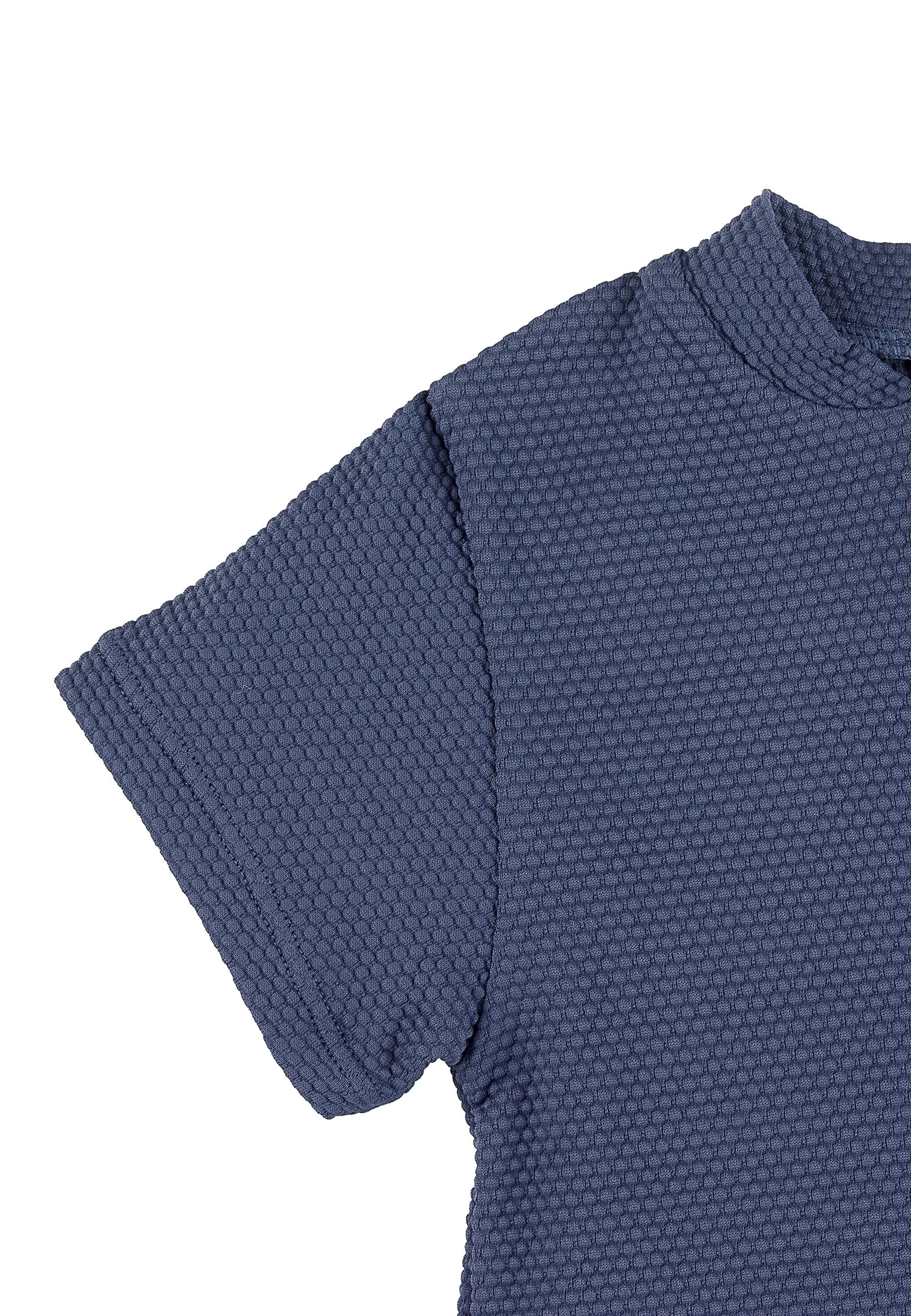 Badeshirt STRUKTUR in blau