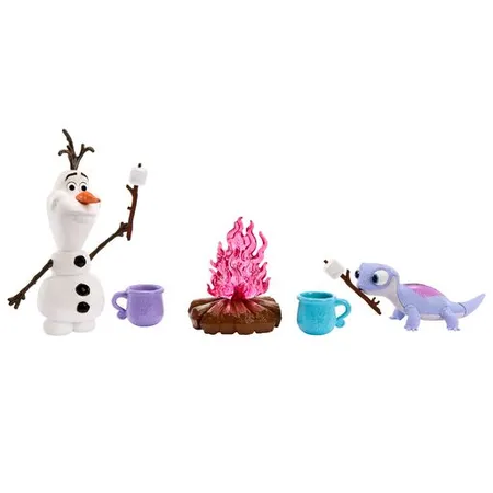 Mattel Disney Die Eiskönigin Olaf und Bruni am Lagerfeuer