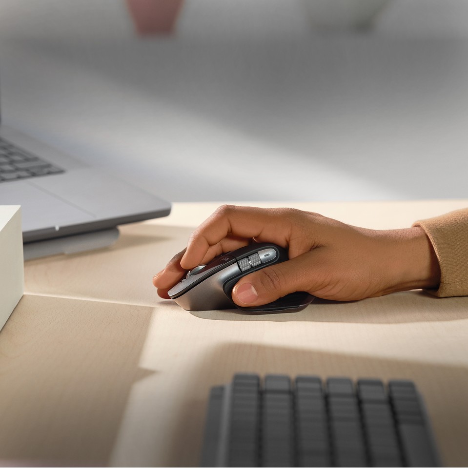Logitech - MX Master 3S For Mac Performance Wireless Mouse - SPACE GREY
