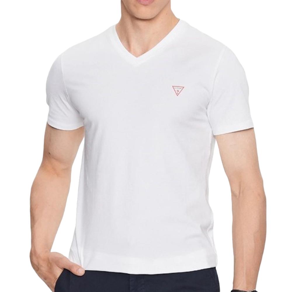 Guess T-shirt Blanc Homme Guess Core1