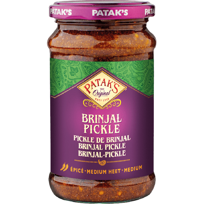 Patak's Brinjal Ingemaakte Aubergine Medium 312g