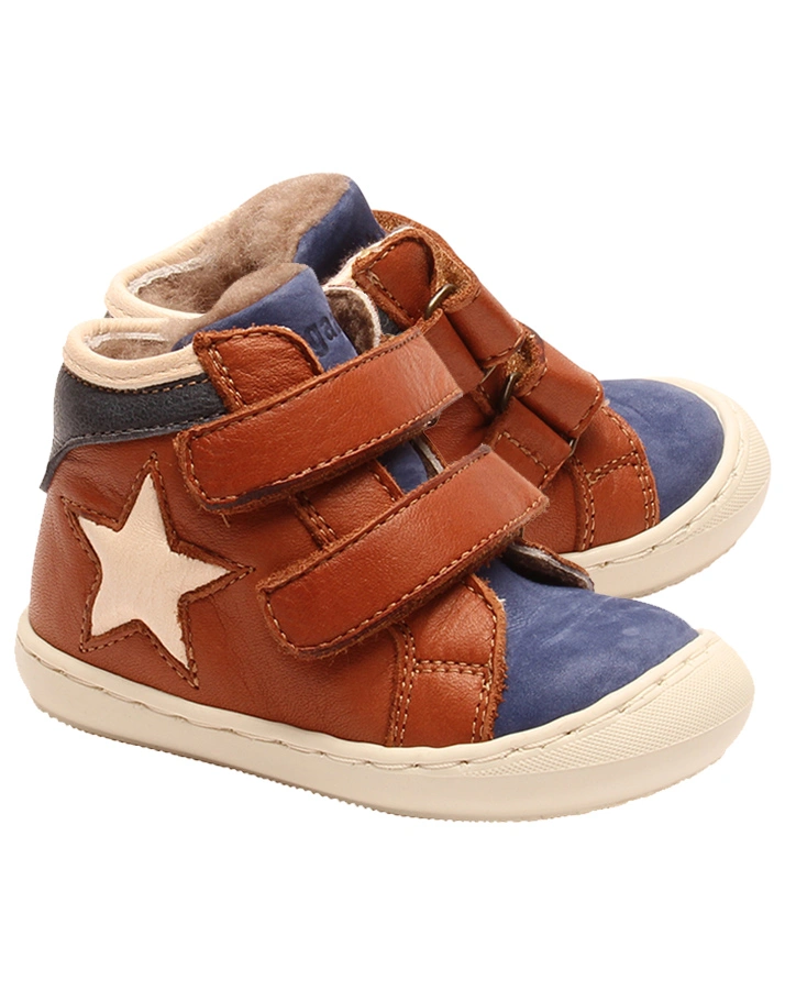Klett-Lauflernschuhe SAKI gefüttert in brandy