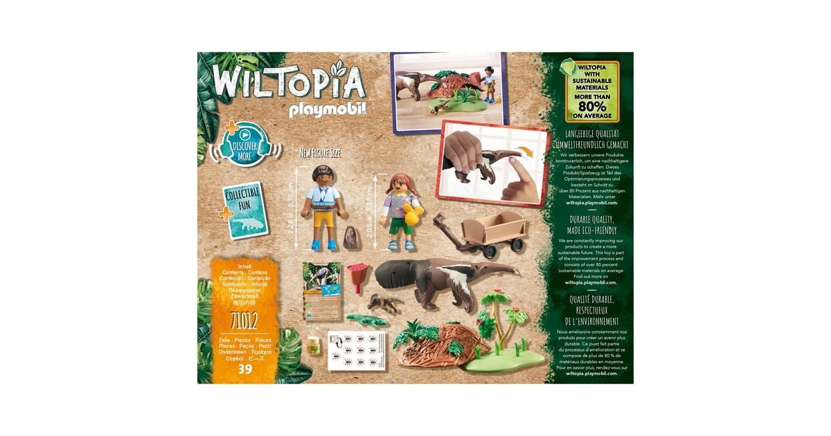 PLAYMOBILWiltopia - Miereneter verzorging Constructiespeelgoed  (71012)