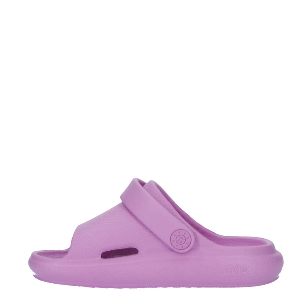 Reef Little Rio Slideslippers met hielbandje lila