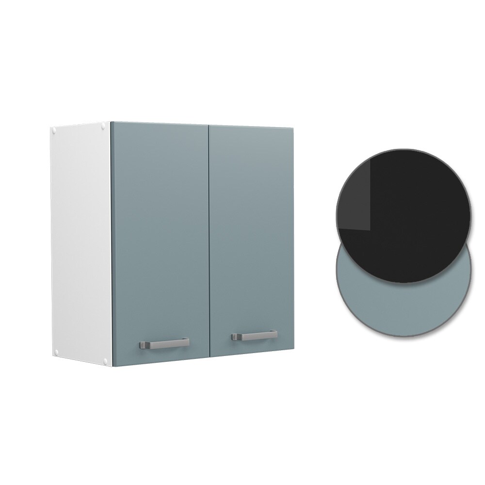 Vicco Hängeschrank Küchenschrank R-Line Solid Weiß Blau Grau 60 cm modern