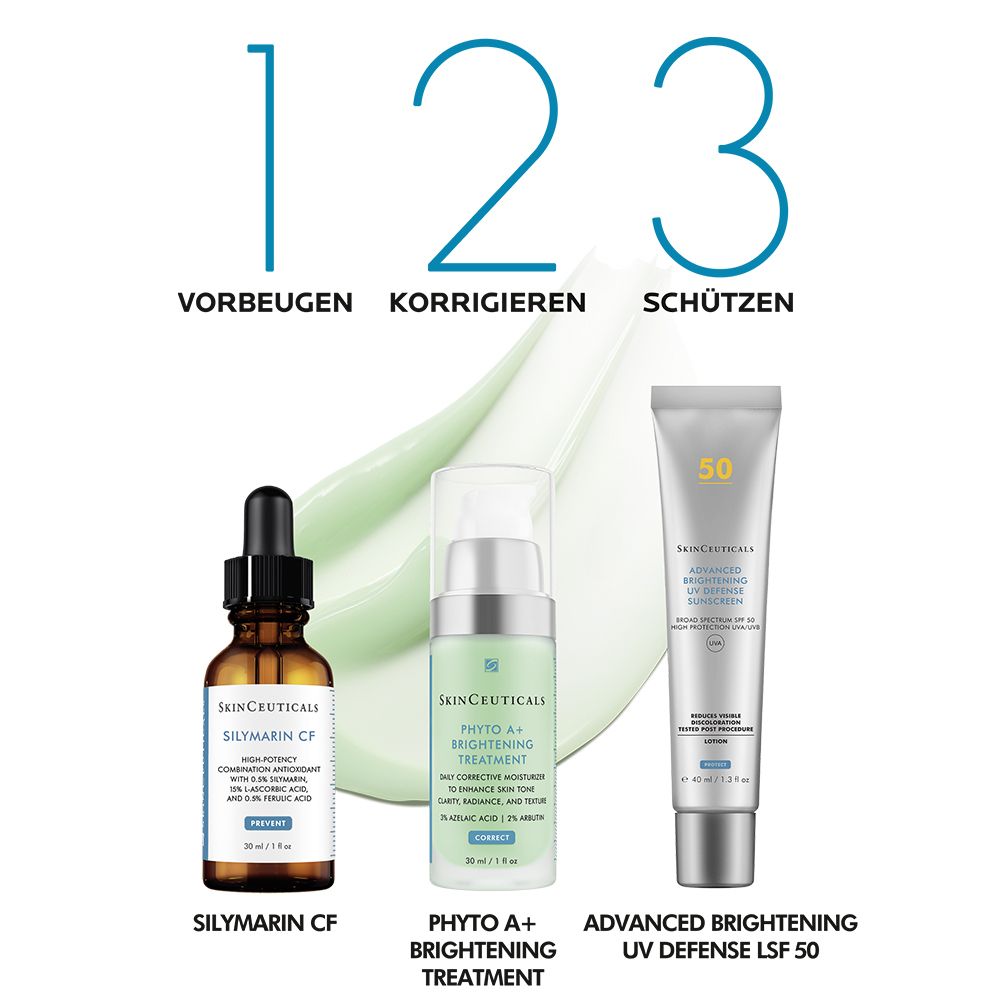 SkinCeuticals PHYTO A + BRIGHTENING TREATMENT Gesichtspflege für zu Akne neigende, unreine Haut sowie bei Pigmentflecken und Pickelmalen