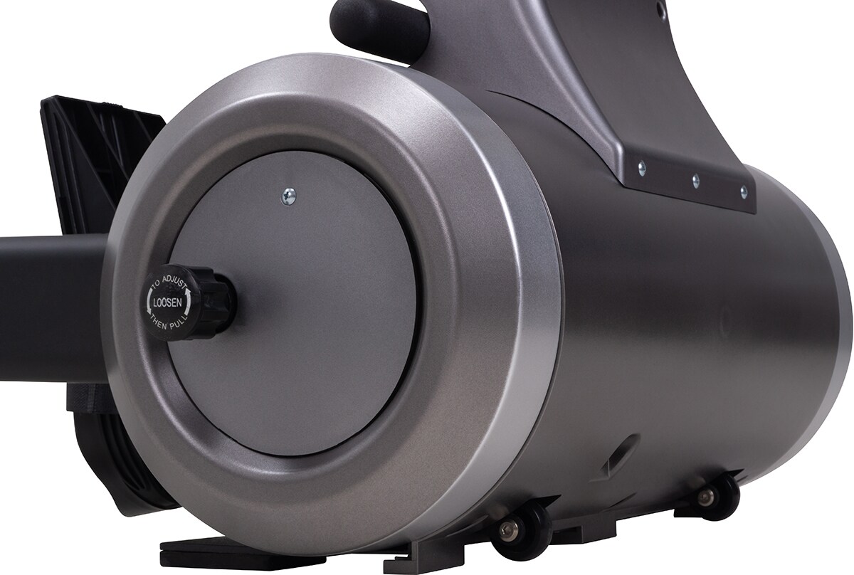 Miweba Sports Rudergerät MR100, Rudermaschine kompakt, Schaumstoff-Sitz, Display, Magnetbremse (Grau)