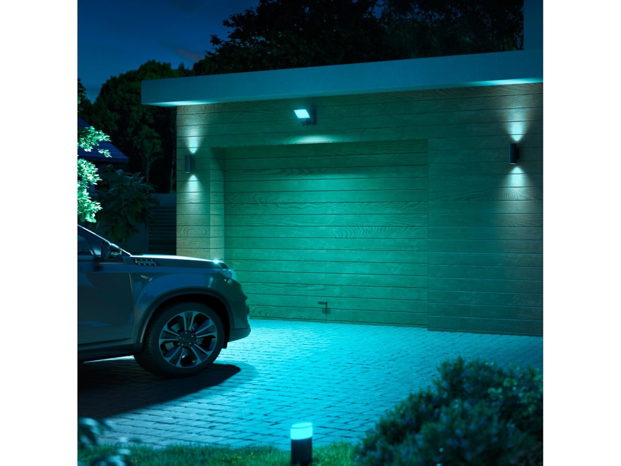 Philips Hue - 2x Secure Flodlys med Kamera EU - Bundle