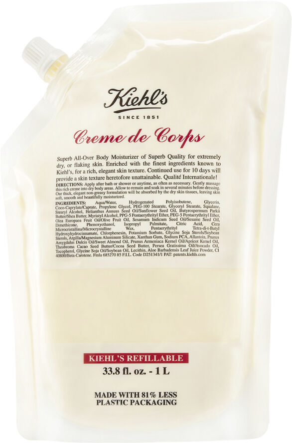 Kiehl's Creme De Corps Hydrating Body Moisturizer Refill