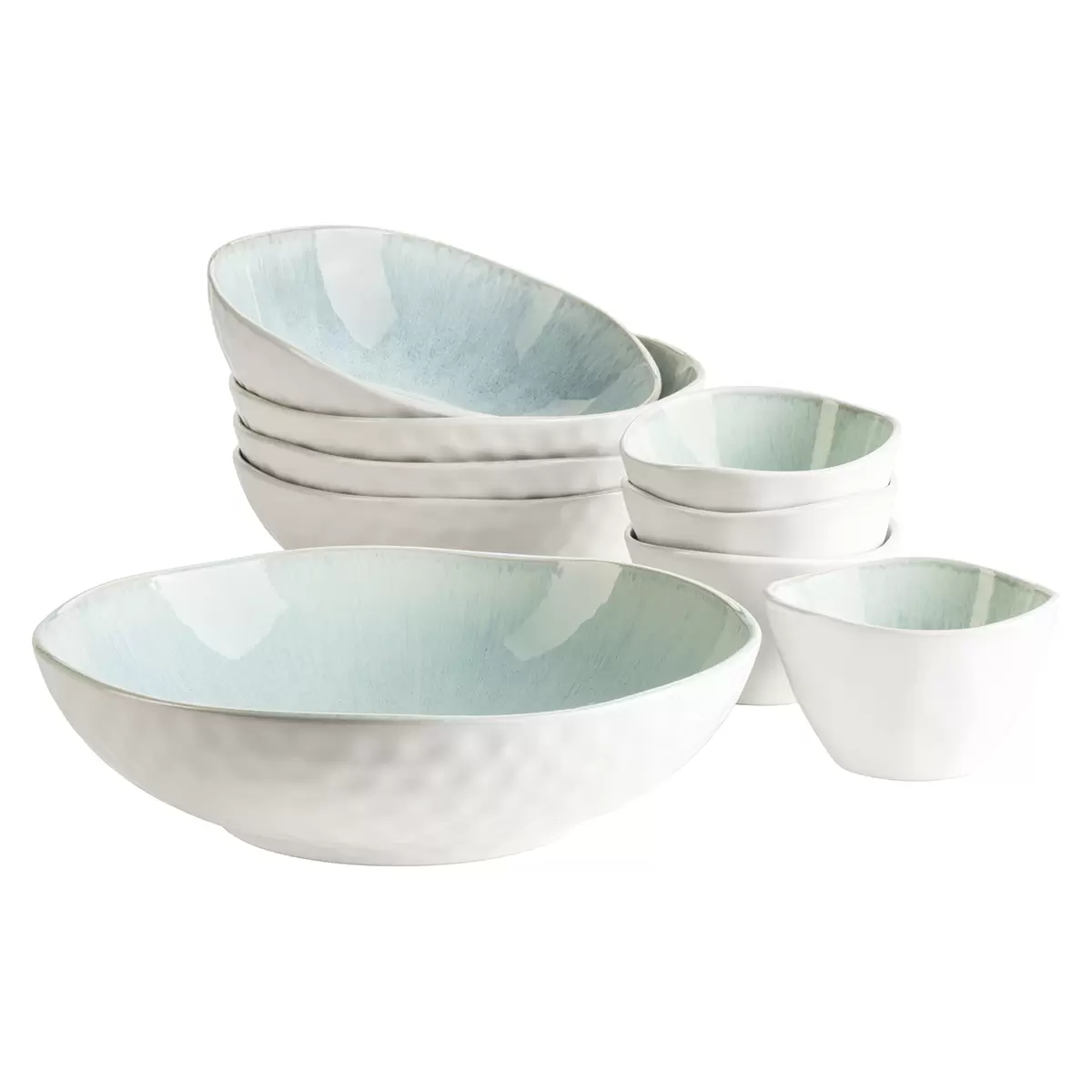 Salatschüssel-Set FROZEN grün