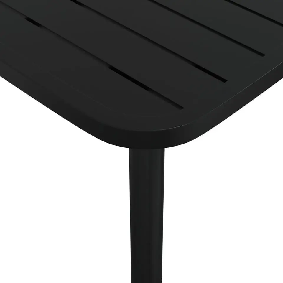 vidaXL - Tuintafel - Antraciet - Staal - 165 x 80 x 71 cm