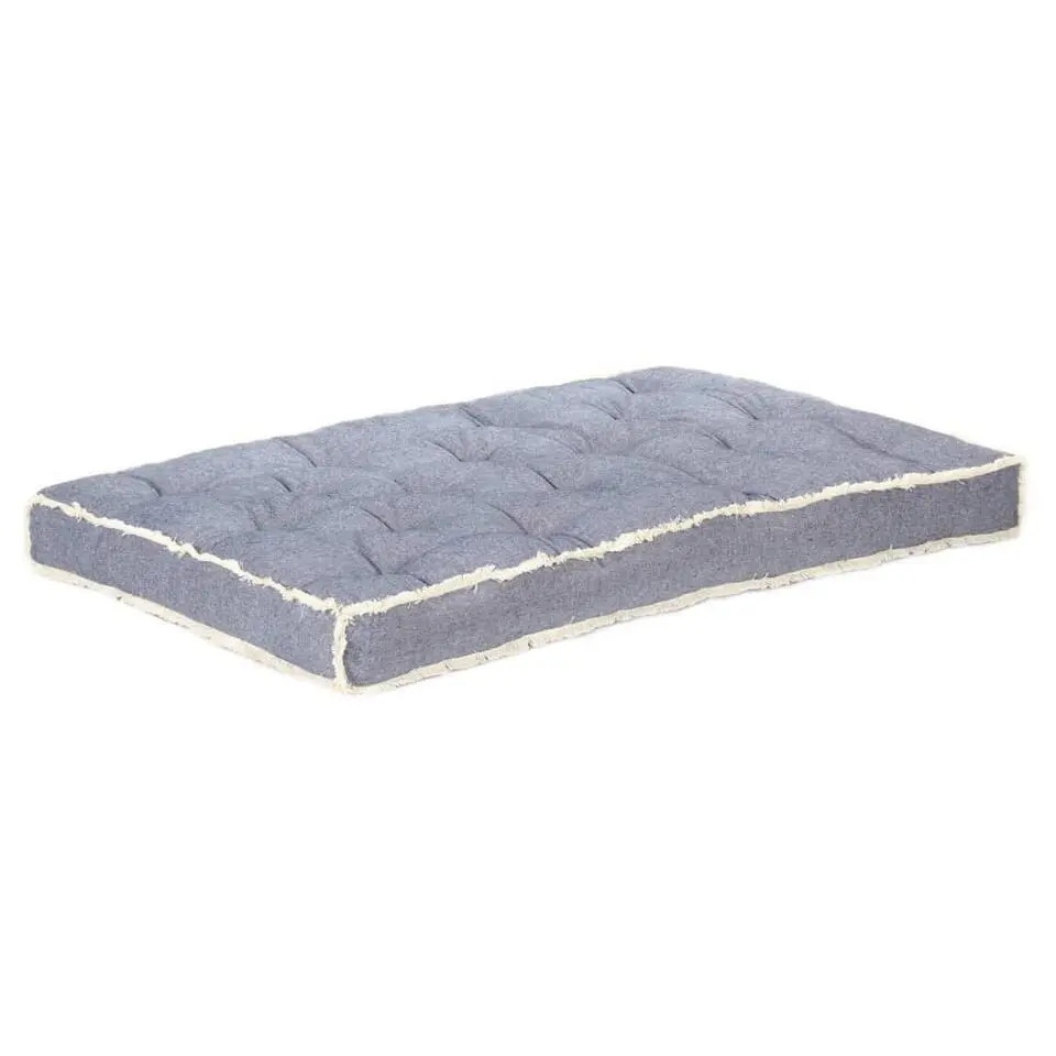 vidaXL - Pallet Bankkussen - Blauw - Katoen