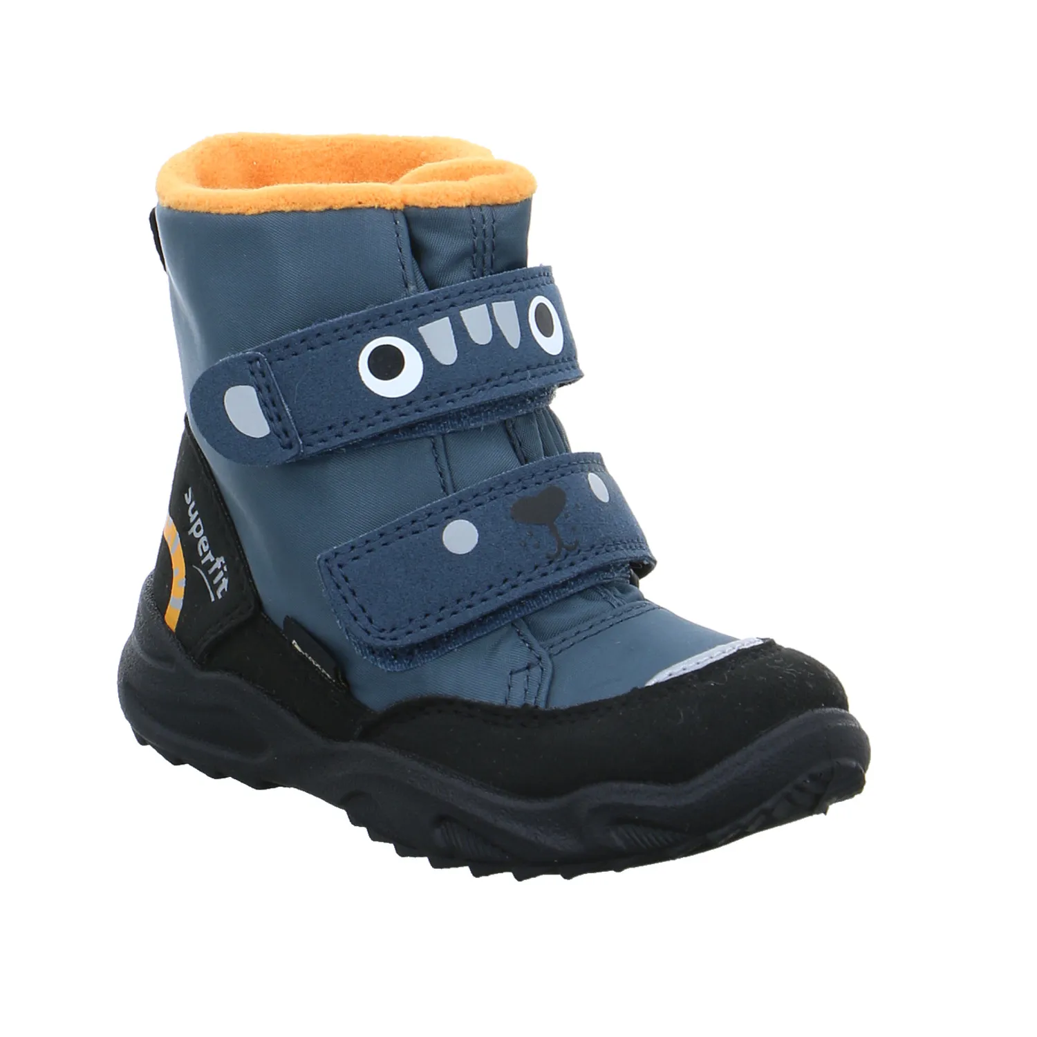 SUPERFIT Kleinkinder-Snowboot  Membran Grau Textil  Baby-Winterstiefel