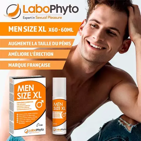 Labophyto MENSIZE XL TAMANHO DO PÊNIS - tratamento para aumento do tamanho do pênis - 60 cápsulas
