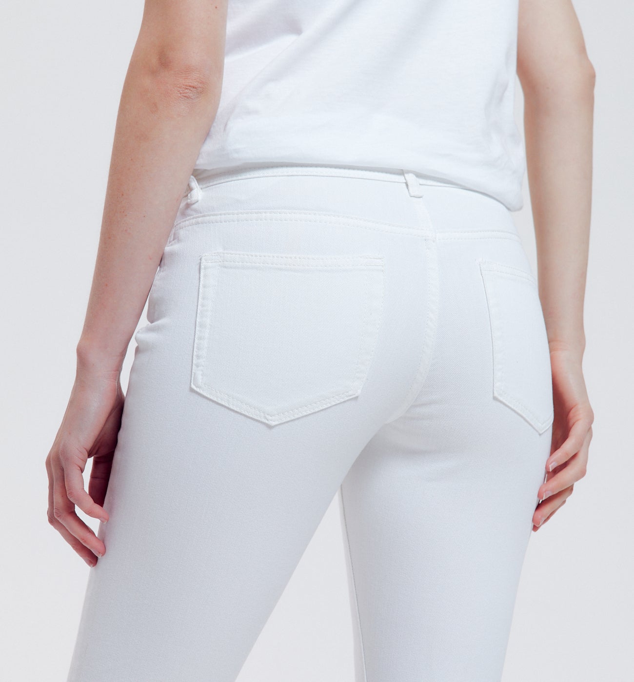 Jean girlfriend LUCIEN - Blanc