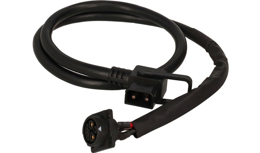 Batteri adapter kabel gl. rund til ny firkantet stik, Tres litium
