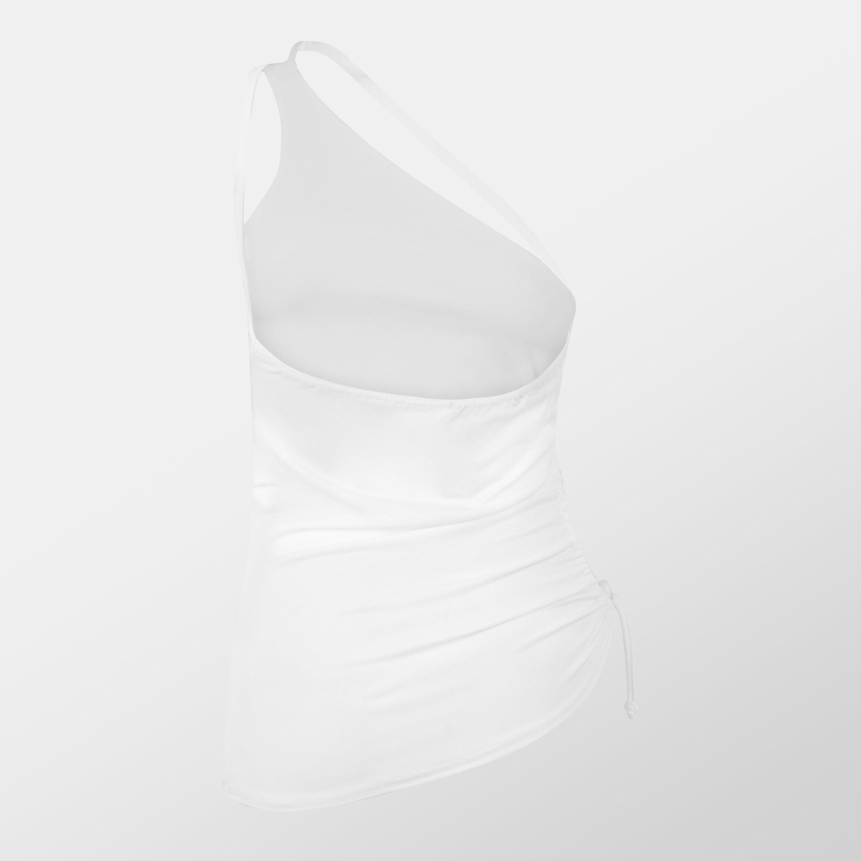 Missy Empire ME Asymmetric Cut Out Top Womens