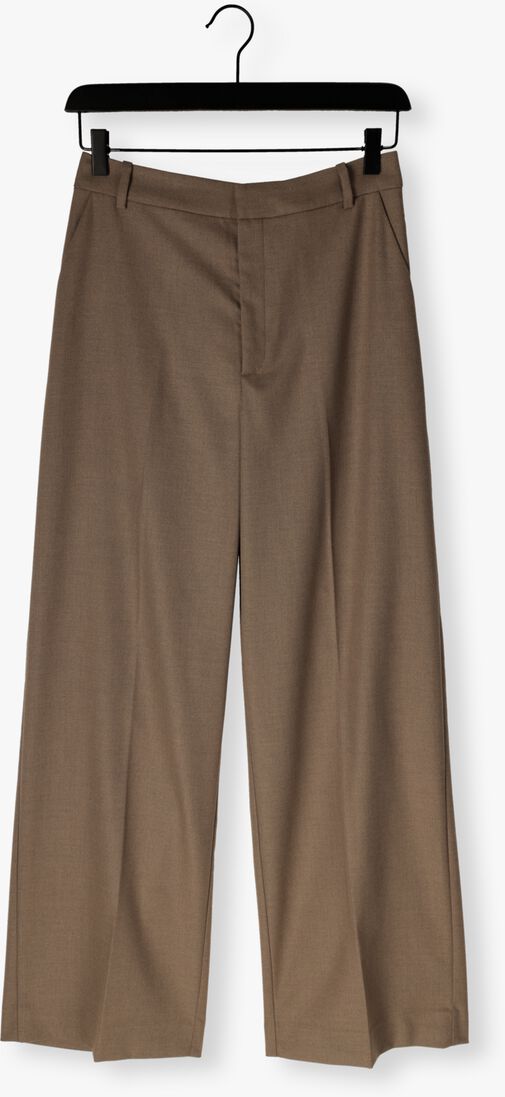 taupe gestuz wijde broek gzpaula mw straight pants