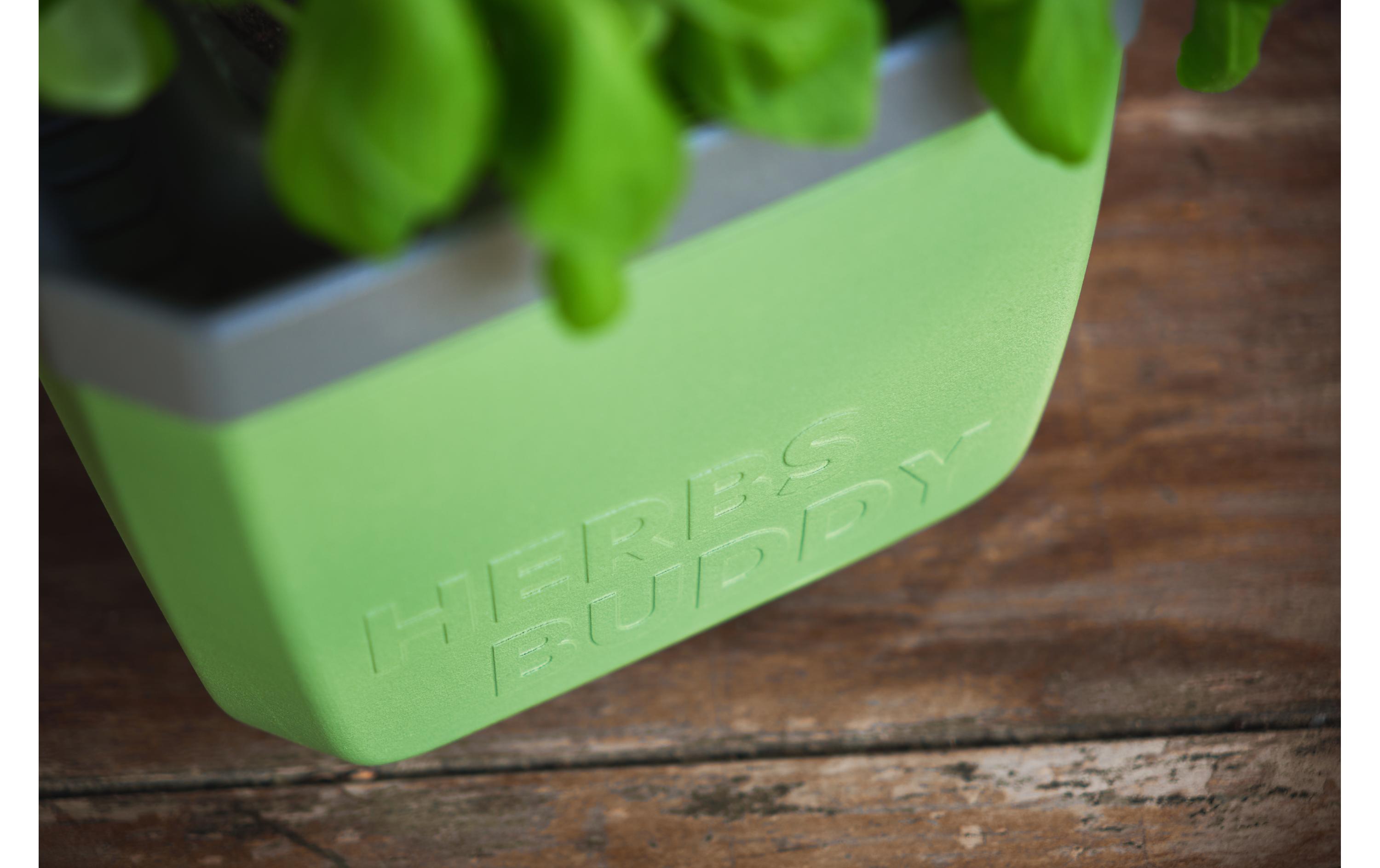 HERBS BUDDY Kräutertopf DunkelgrünKräutertopf mit Wasserreservoir und Kippfunktion