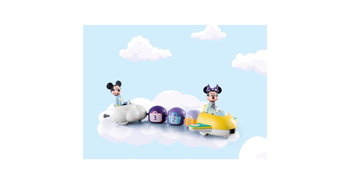 PLAYMOBIL1.2.3 - Mickey Mouse Wolkentrein Constructiespeelgoed  (71320)