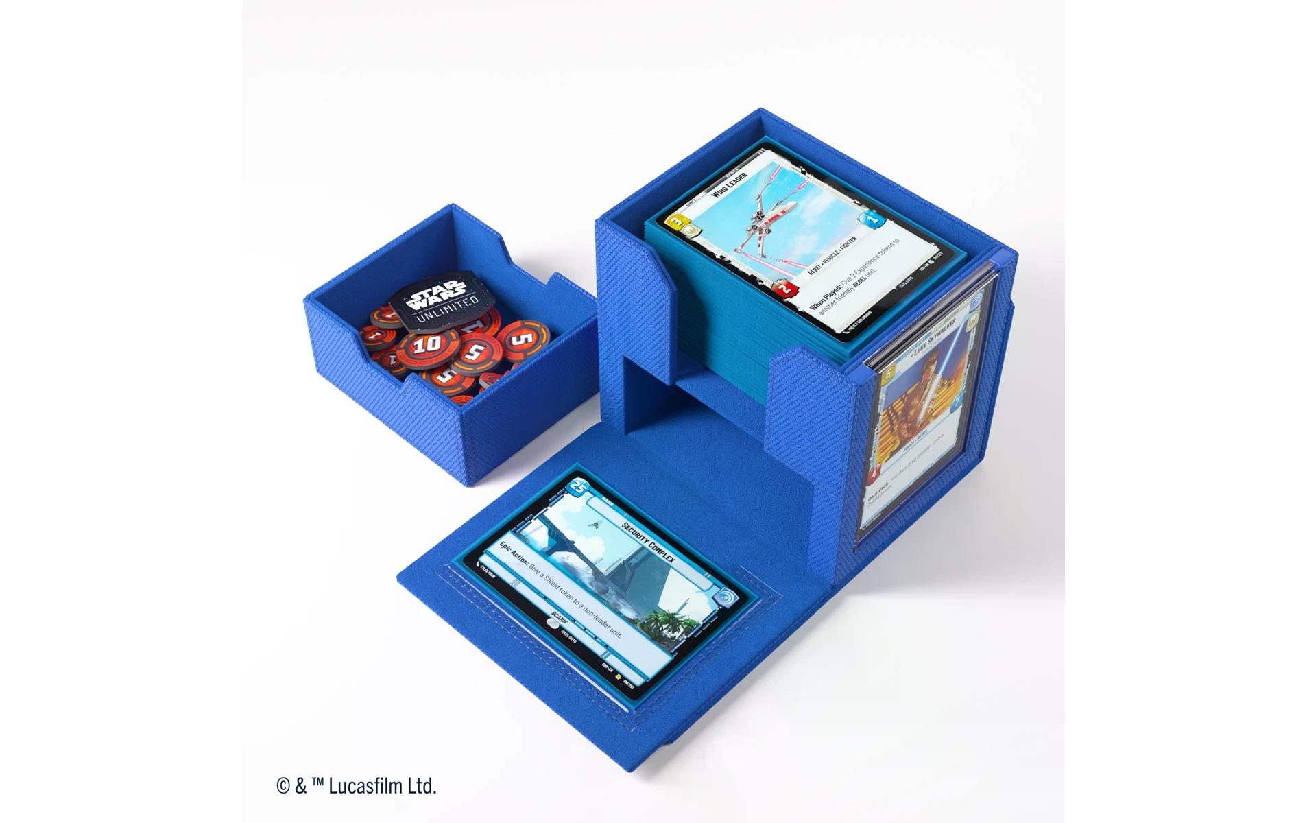 Kartenbox Star Wars: Unlimited Deck Pod blauPremium-Deckbox