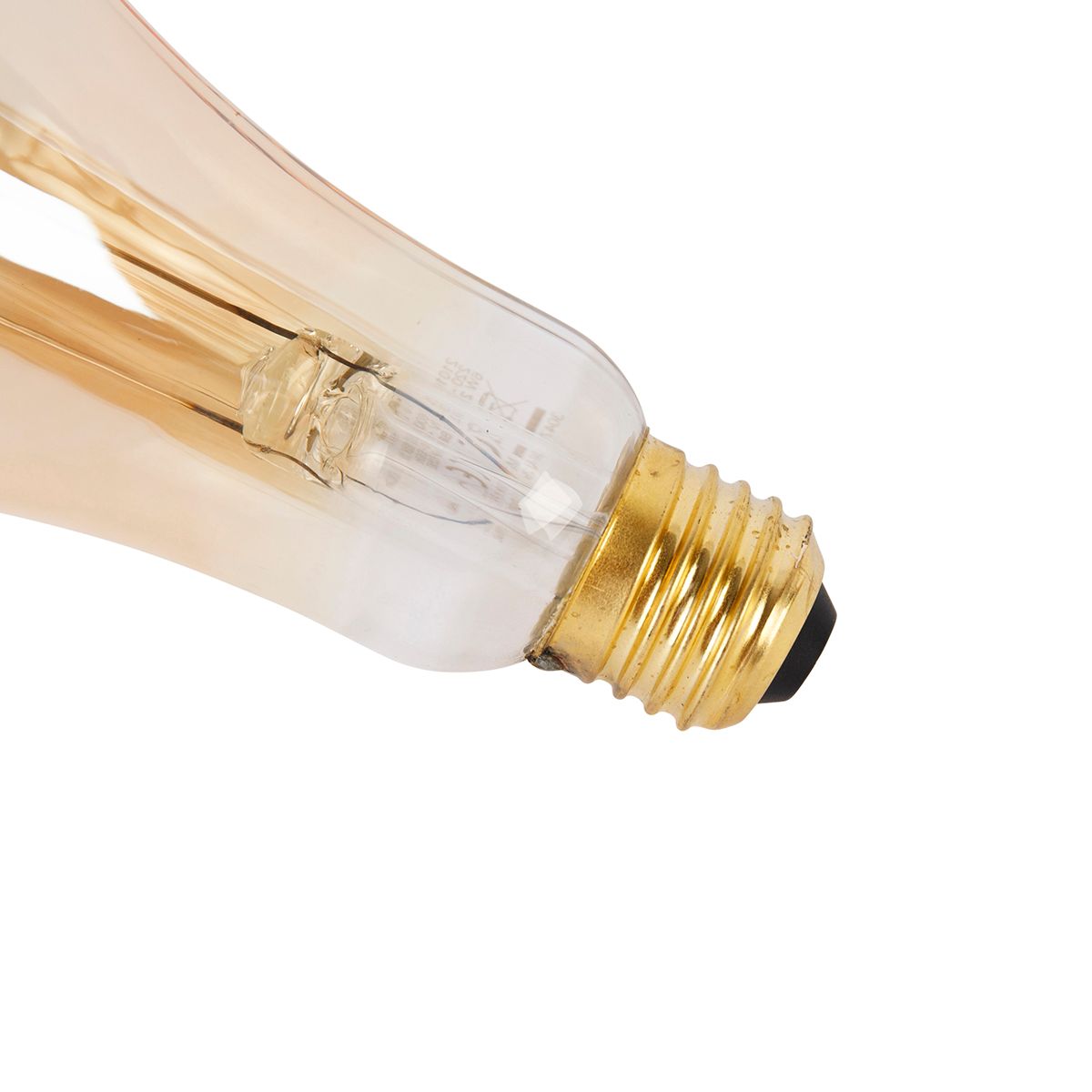 E27 dimbare LED lamp PS160 goud 6W 340 lm 1800K