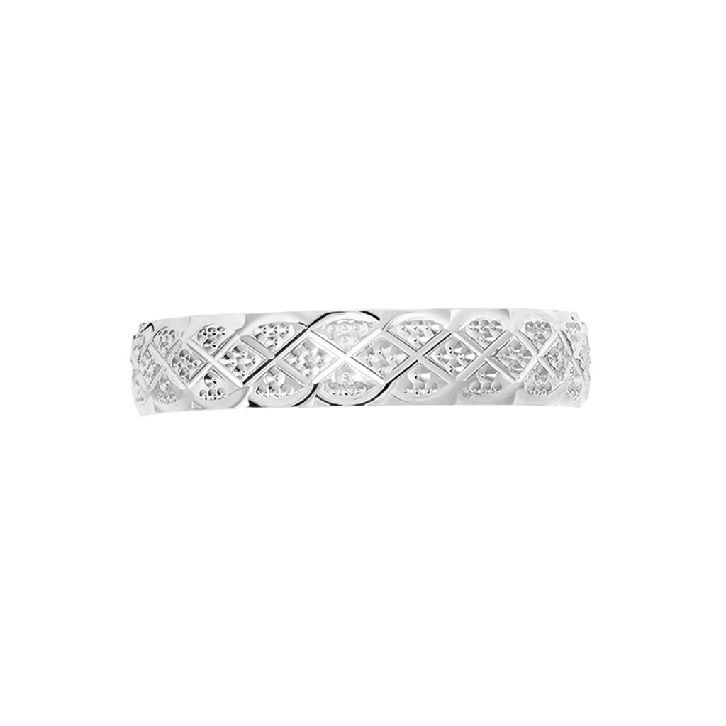Alliance Ginny Ruban Plat Or Blanc