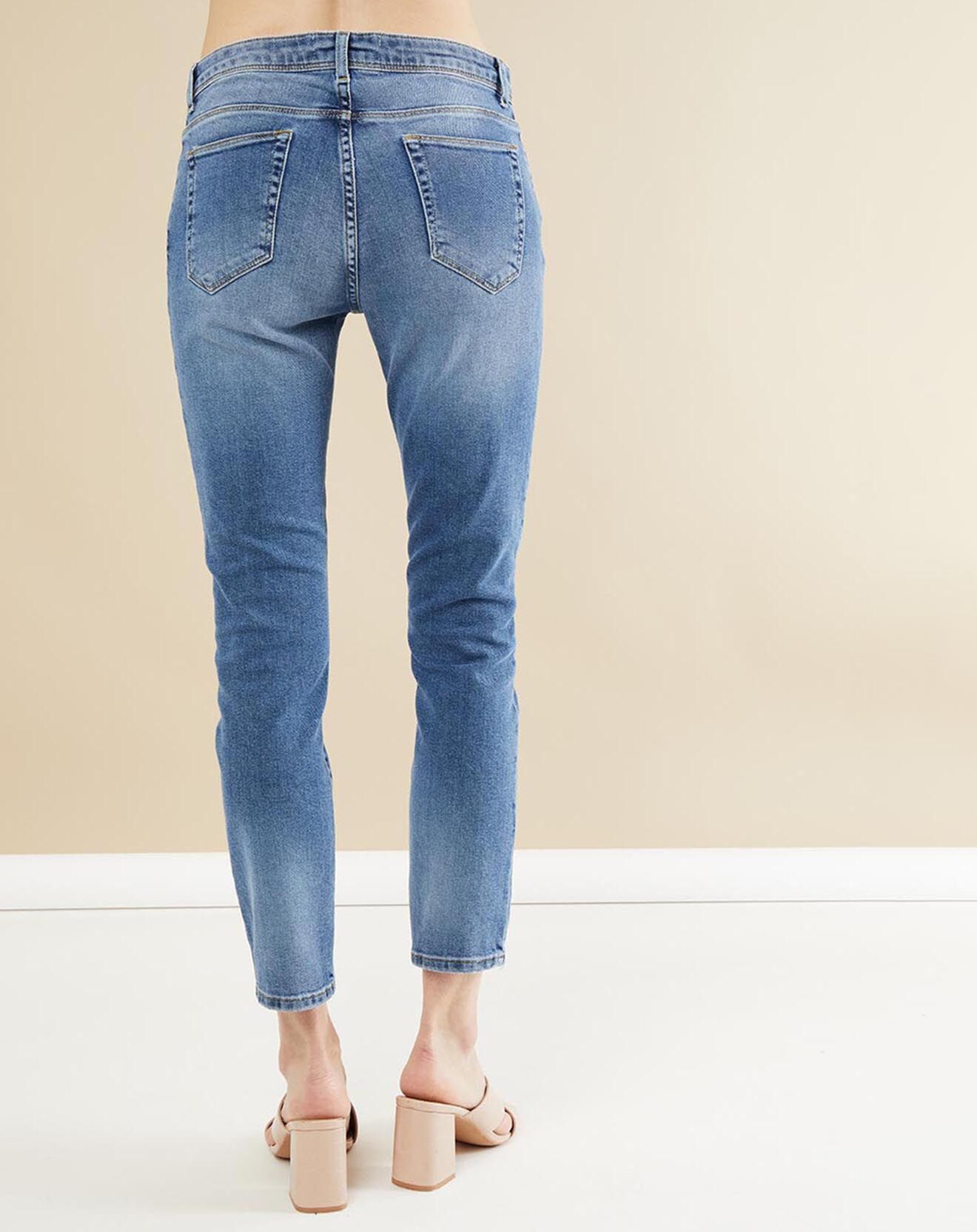 Acquaverde Jean droit Arizona bleu