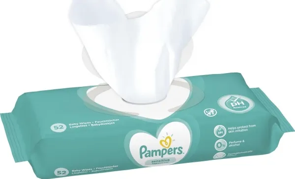 Pampers 81687197, Vådservietter til baby, Dermatologisk testet, Neutral pH