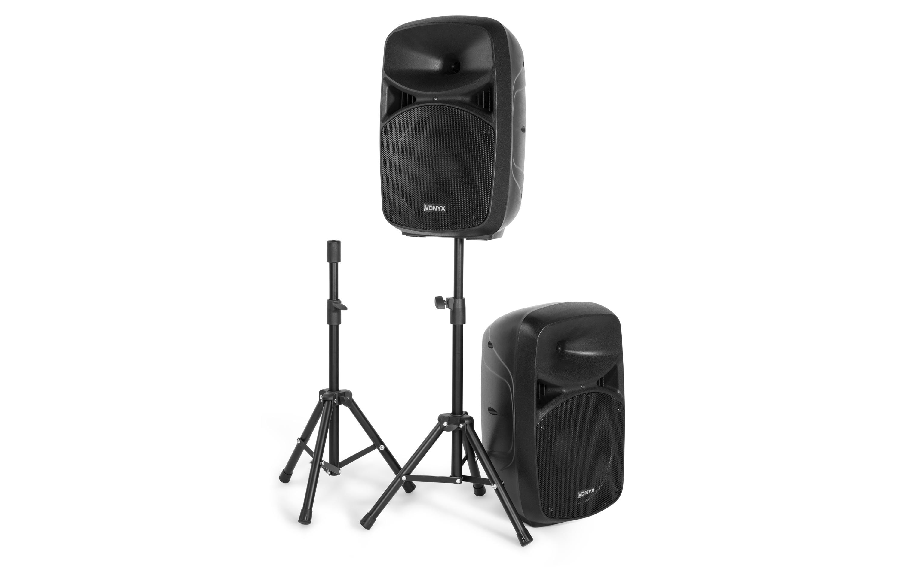 PA-System VPS102A<br>Komplettes Lautsprecher-Set mit Bluetooth Empfänger