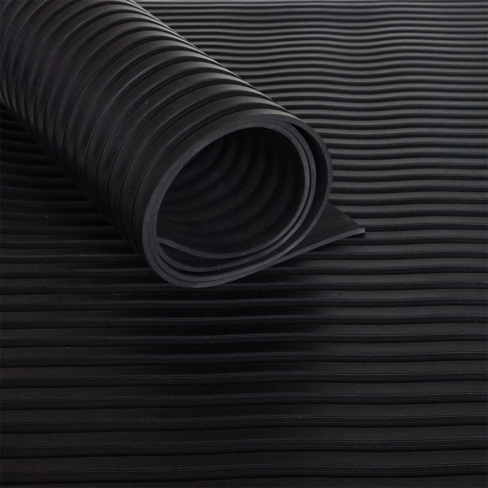 Tapis caoutchouc en rouleau - bande 6 mm - largeur 120 cm - au mètre
