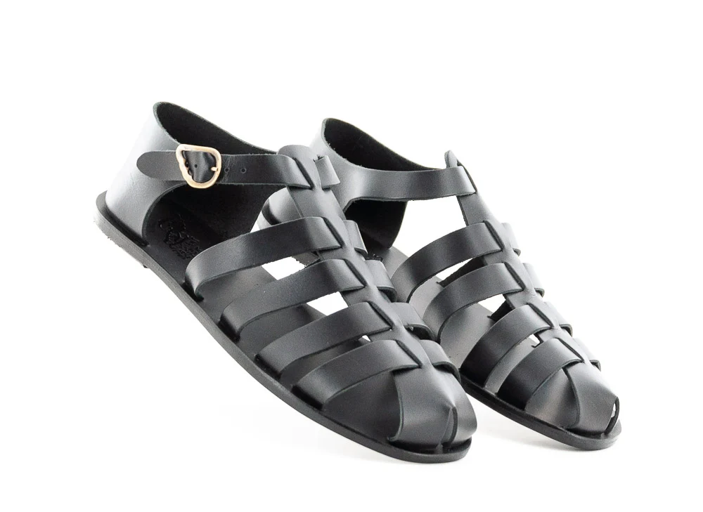 ANCIENT GREEK SANDAL - SAND HOMER BLACK