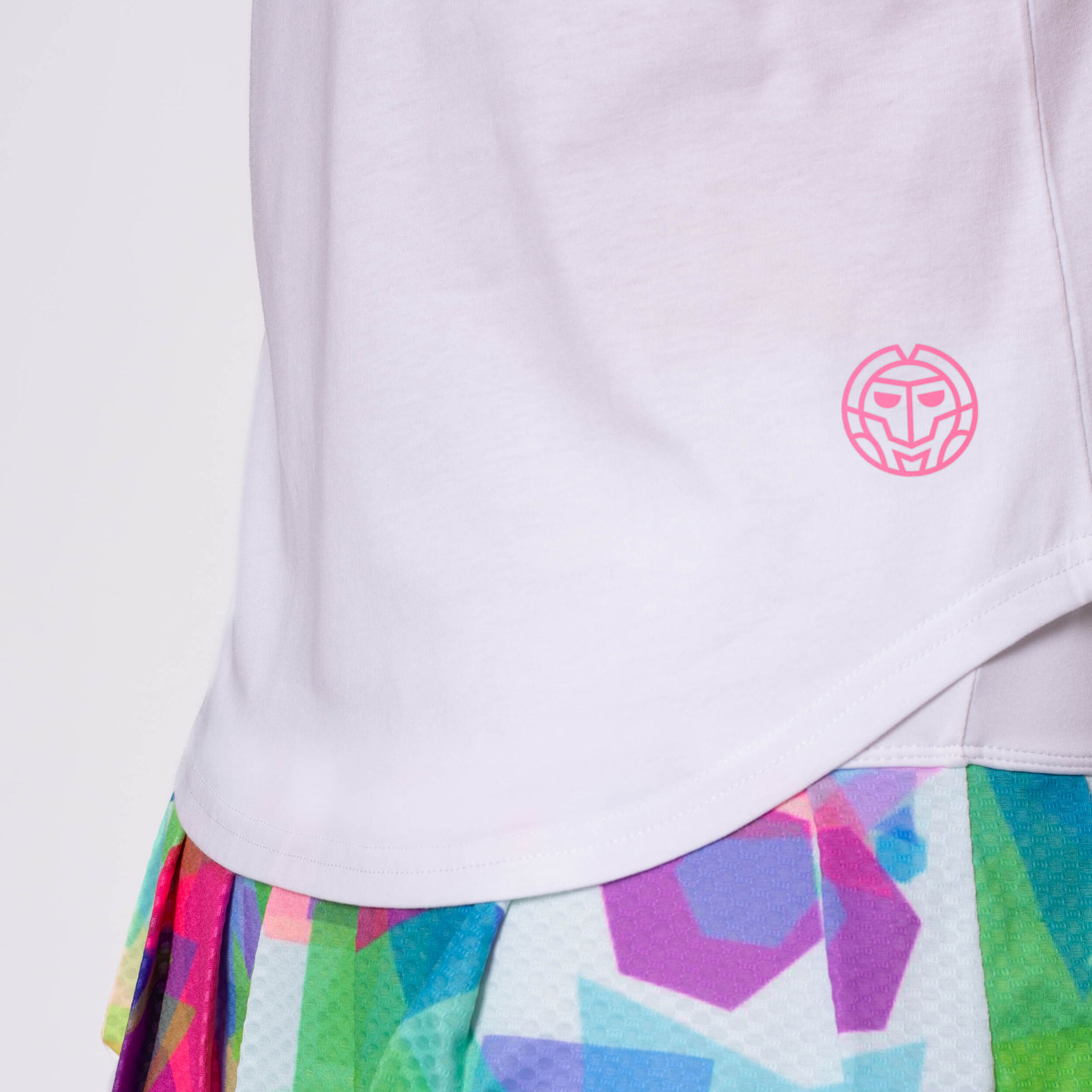 BIDI BADU Kaleido Chill Débardeur Tank Top Femmes - Blanc