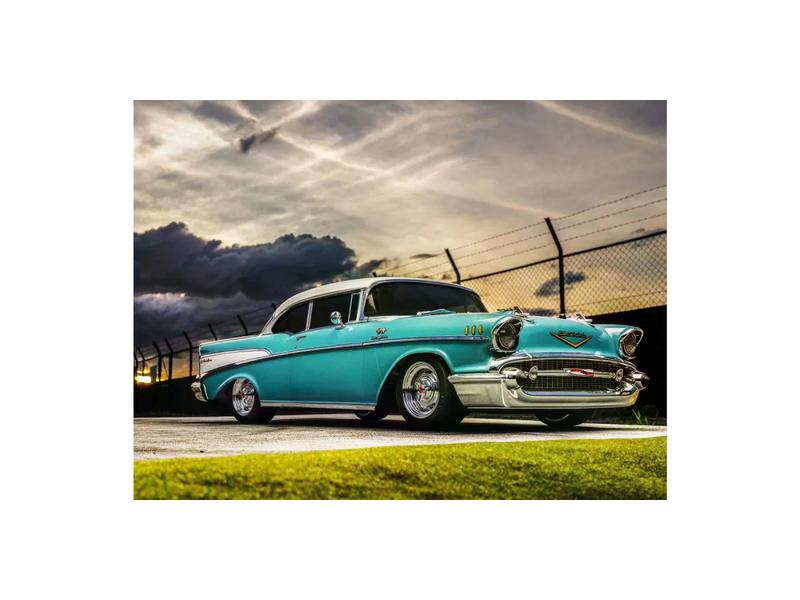 Kyosho Serienwagen Fazer MK2 1957 Chevy Bel Air Coupe 1:10, 4WD On-Road Modell mit Detaillierter 1957 Chevrolet Bel Air Coupe Karosserie