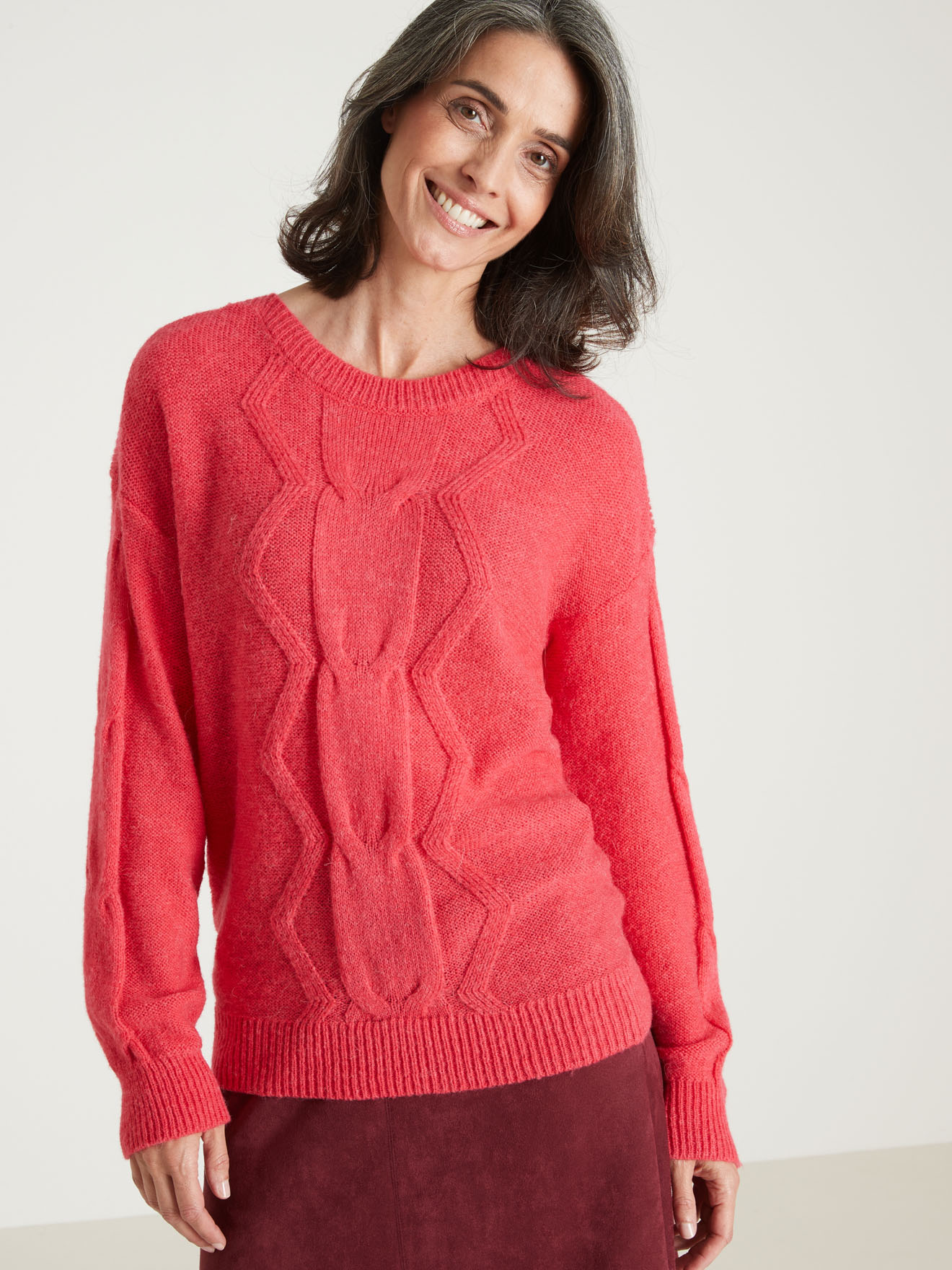 Pull avec laine et alpaga