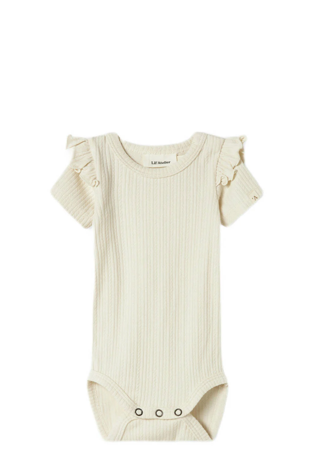LIL' ATELIER romper NBFFLEURA ecru