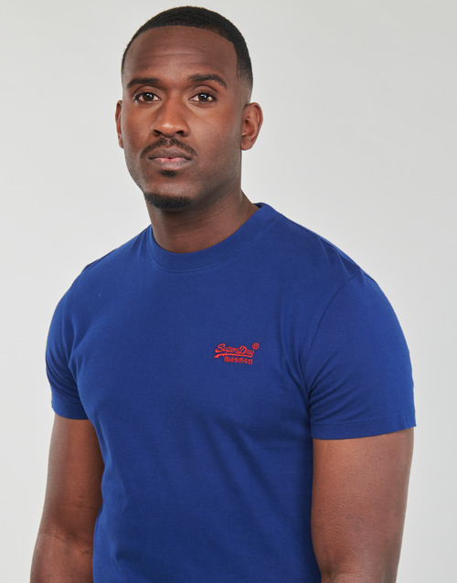 Superdry - ESSENTIAL LOGO EMB TEE - Marine