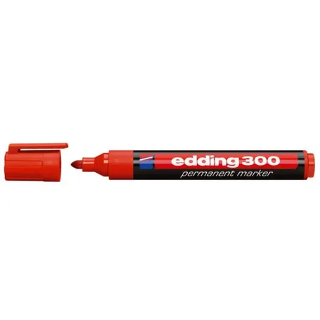 edding 300 Permanentmarker, 1.5-3mm rot