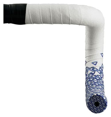 Ruban de Cintre Deda Loop Blanc/Bleu avec Bouchons