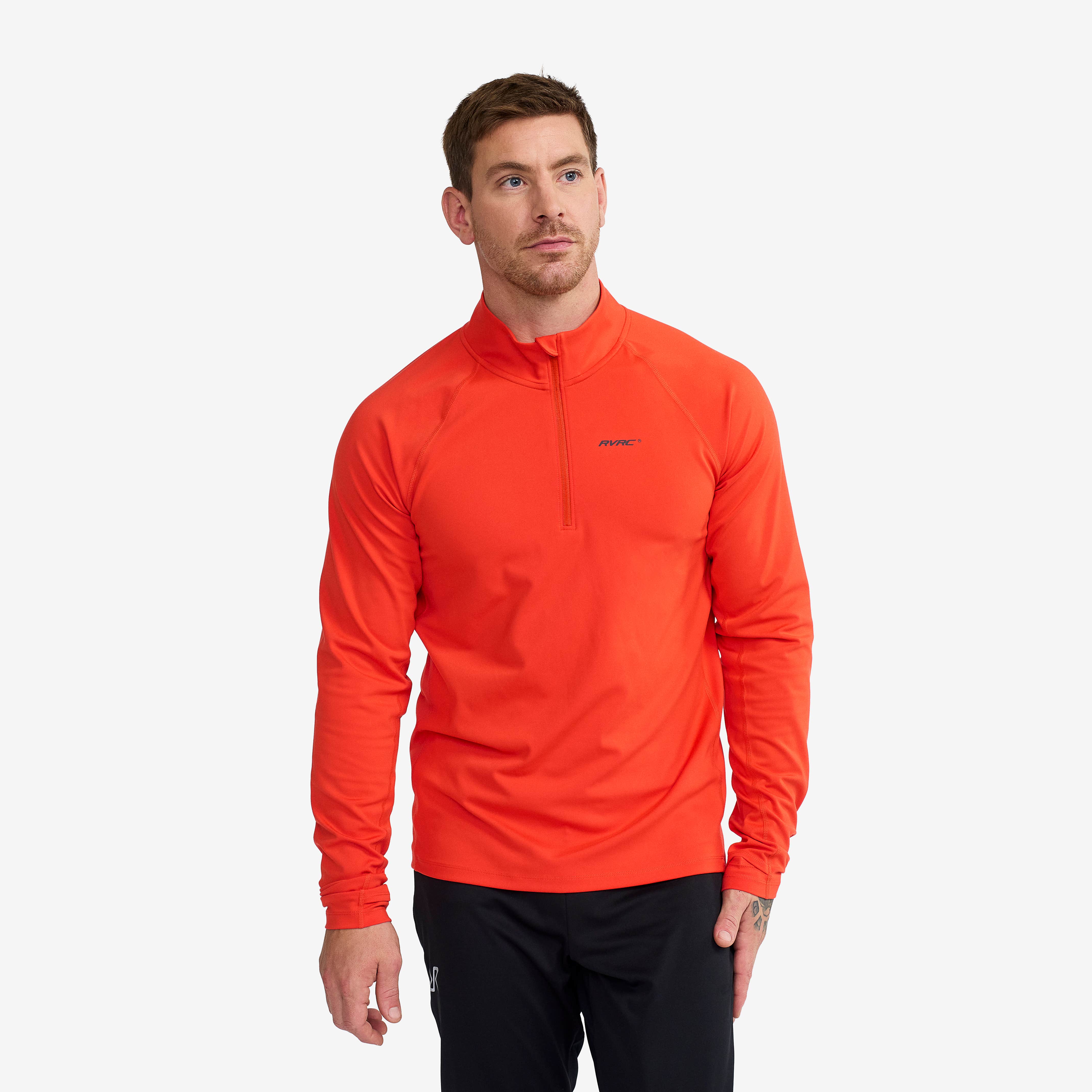 Prep Half-zip Top Herre Lava